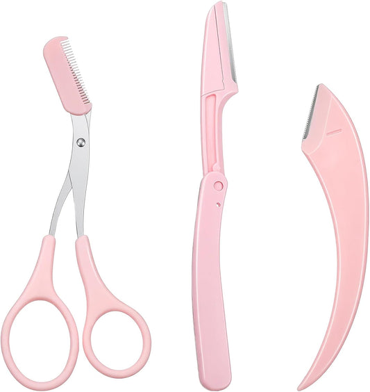 Set de Tijeras para Cejas 3 en 1 – Precisión y Estilo